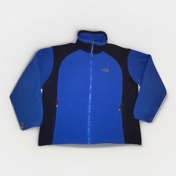 The North Face Retro Denali Fleece Full-Zip Blue & Black Jacket Men's Size XL - Picture 1 of 10